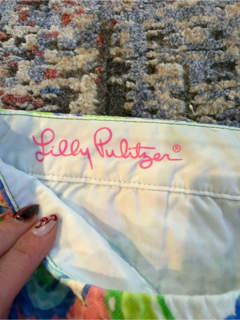 Lilly Pulitzer Buttercup Scalloped Hem Shorts - Picture 4 of 5
